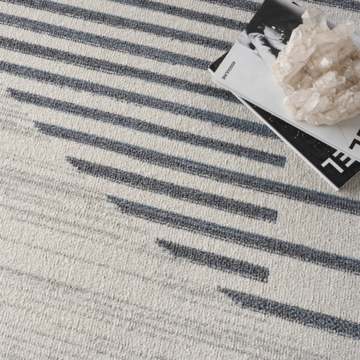 Nourison Astra Machine Washable Area Rug ASW05 Ivory Blue