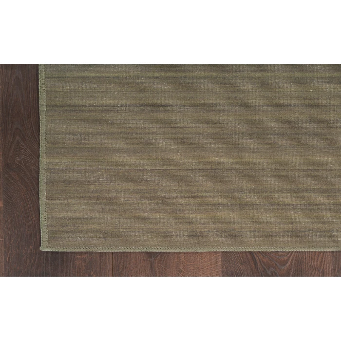 Nourison Washable Essentials Green WAE01 2 ft. 2 in. X 8 ft. Rectangle Rug