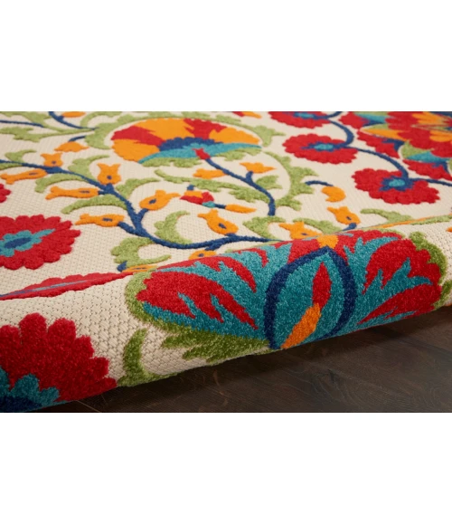 Nourison Aloha Runner Area Rug ALH20-Red/Multi
