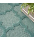 Nourison Easy Care Area Rug NES01 Aqua/Teal