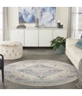 Nourison Vintage Kashan Area Rug VKA07-Ivory Blue