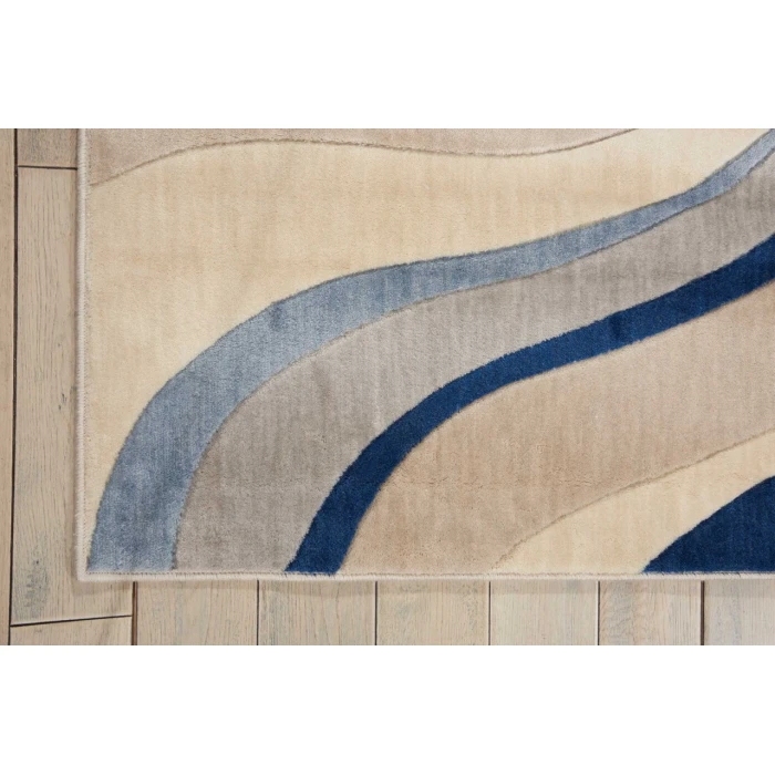 Nourison Somerset Area Rug ST81-Ivory/Blue