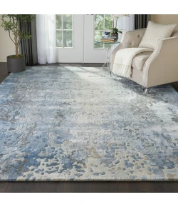 Nourison Home Prismatic PRS17 Denim 7 ft. 9 in. X 9 ft. 9 in. Area Rug