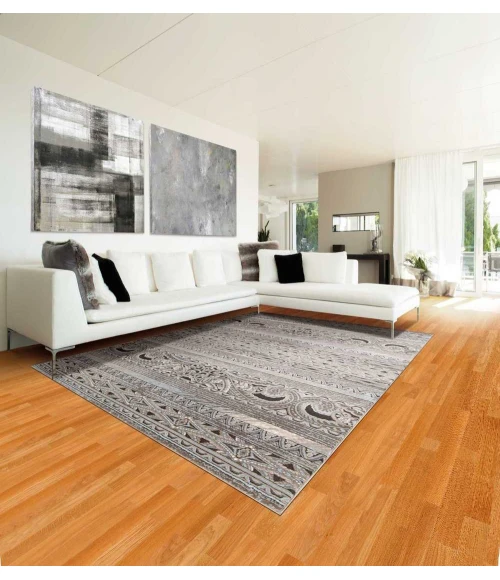 Nourison Karma Area Rug KRM03 Stone