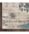 Kathy Ireland American Manor Area Rug AMR04 Ivory Blue