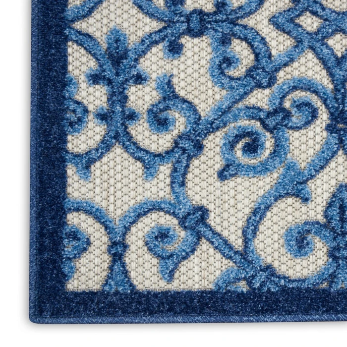 Nourison Aloha Area Rug ALH21-Grey/Blue