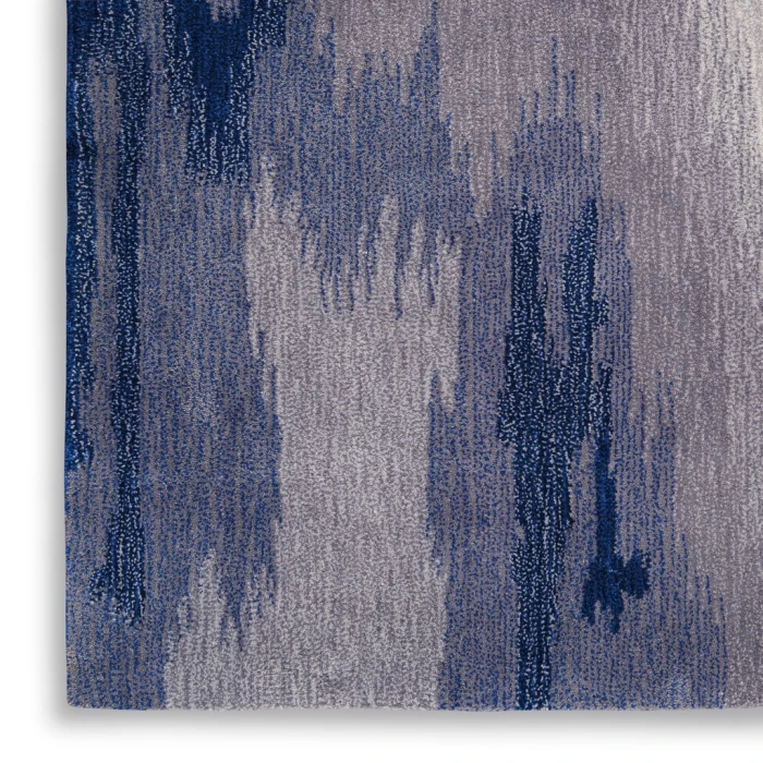 Nourison Symmetry Area Rug SMM10-Grey/Blue