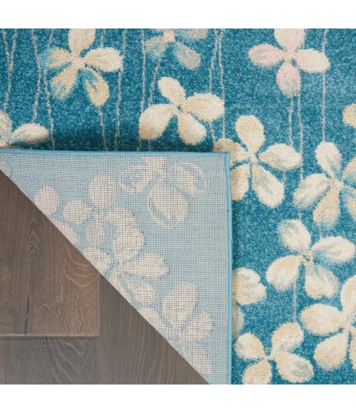 Nourison Tranquil Area Rug TRA04-Turquoise