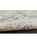 Nourison Astra Machine Washable Beige Blue ASW12 3 ft. 3 in. X 5 ft. Rectangle Rug