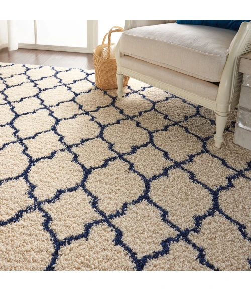 Nourison Amore Area Rug AMOR2-Ivory/Blue