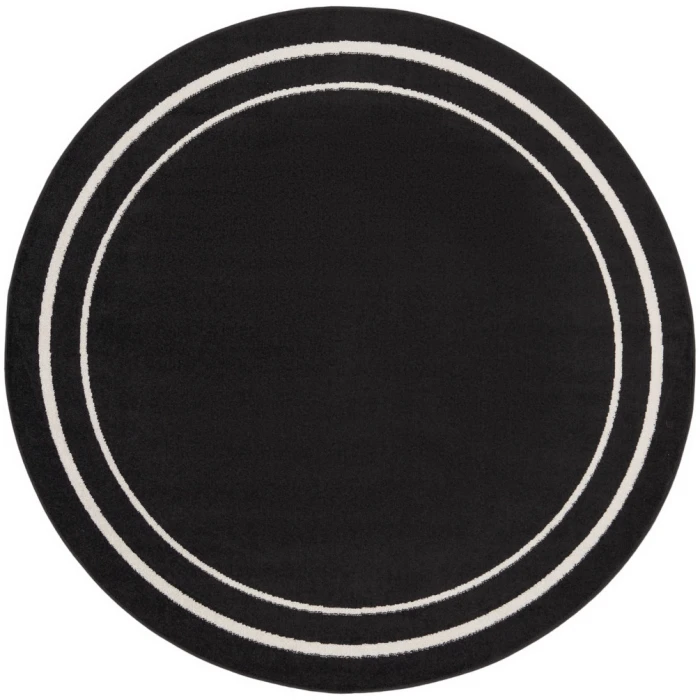 Nourison Nourison Essentials Area Rug NRE02 Black Ivory