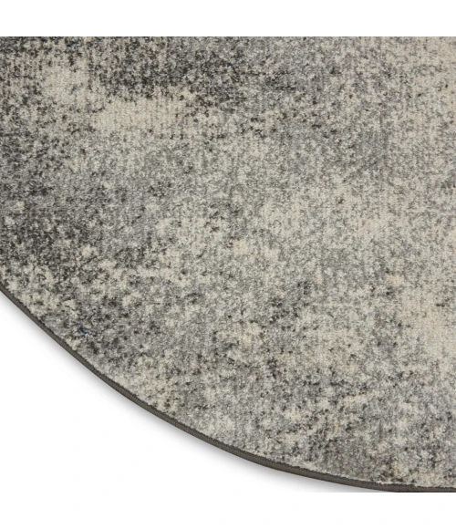 Nourison Passion Round Area Rug PSN10-Charcoal/Ivory