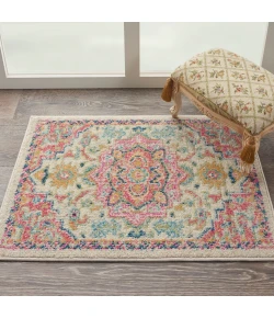 Nourison Home Passion PSN25 Ivory Pink 1 ft. 10 in. X 2 ft. 10 in. Area Rug