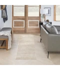 Nourison Serenity Home Ivory SRH06 2 ft. 2 in. X 6 ft. Rect. Rug