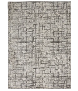 Calvin Klein CK950 Rush CK952 Ivory Grey 5 ft. 3 in. X 7 ft. 3 in. Area Rug