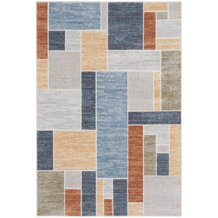 Nourison Astra Machine Washable Area Rug ASW09 Multicolor