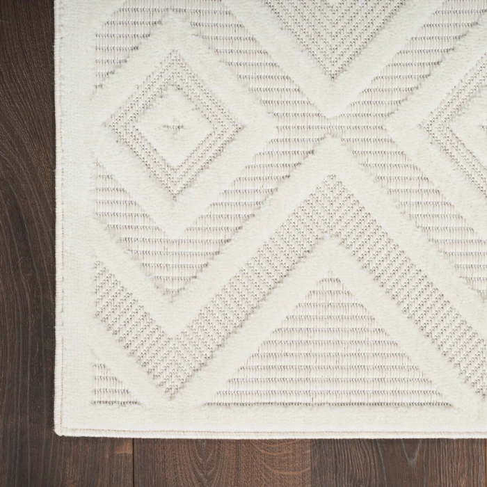 Nourison Versatile Area Rug NRV01 Ivory/White