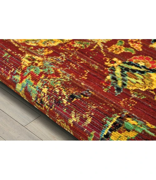 Nourison Home Timeless Red TML05 9ft.9in. x 13ft. Rect. Rug
