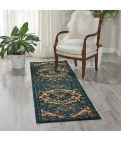 Nourison Home Nourison 2020 NR206 Teal 2 ft. 3 in. X 8 ft. Area Rug