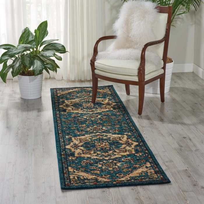 Nourison 2020 Runner Area Rug NR206-Teal