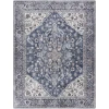 Nourison Home New Concept Washables SR104 Navy Ivory 9 ft. 2 in. X 12 ft. Area Rug