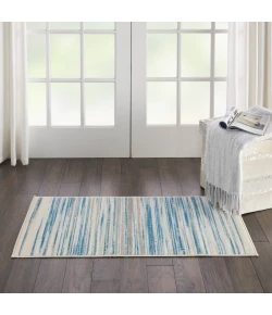 Nourison Home Jubilant JUB04 Blue 2 ft. X 4 ft. Area Rug
