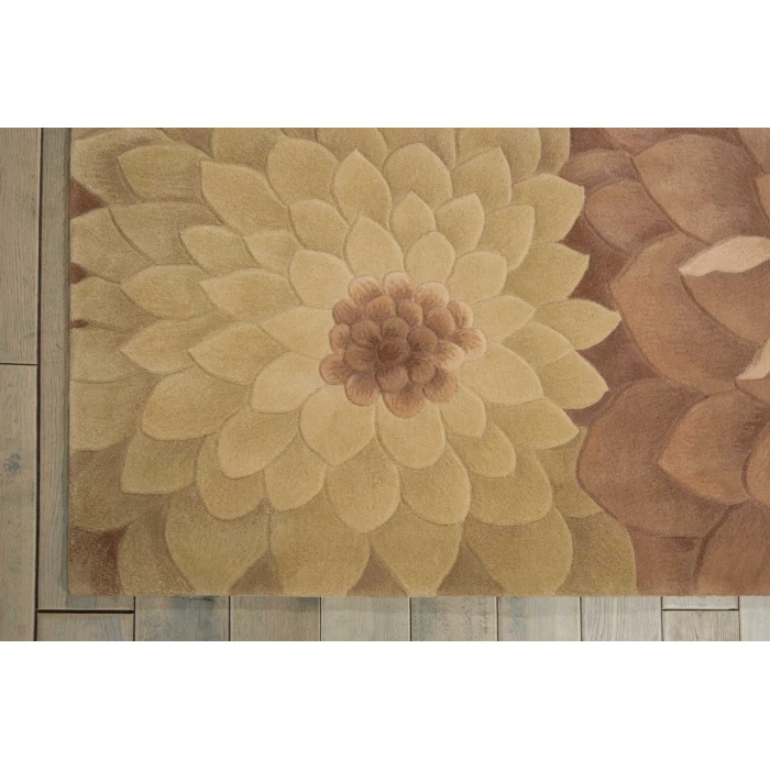 Nourison Tropics Area Rug TS11-Taupe/Green