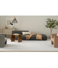 Nourison Washable Essentials Ivory Grey WAE01 7 ft. 10 in. X 9 ft. 10 in. Rectangle Rug
