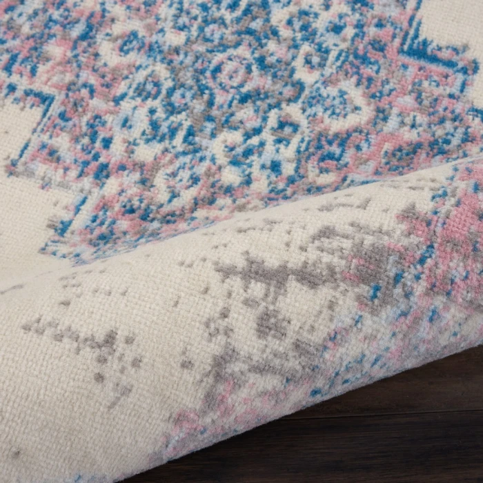 Nourison Grafix Runner Area Rug GRF14-Ivory/Pink