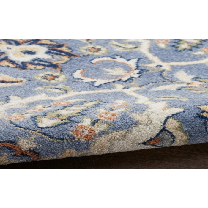 Nourison Allur Light Blue ALR03 3 ft. X 5 ft. Rectangle Rug