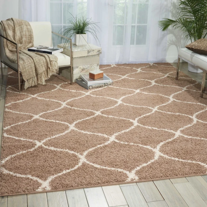 Nourison Home Windsor Beige WIN01 8ft.2in. x 10ft. Rect. Rug