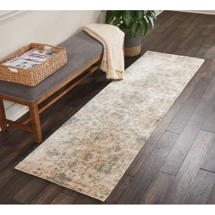 Nourison Home Lucent Cream / Ivory LCN05 2ft.3in. x 8ft. Rect. Rug