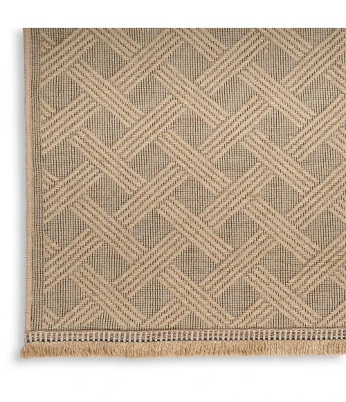 Nourison Washable Jute Natural WSJ02 5 ft. X 7 ft. Rect. Rug