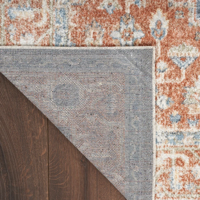 Nourison Astra Machine Washable Area Rug ASW11 Denim Multi