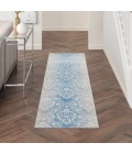 Nourison Elation Area Rug ETN03-Ivory Blue