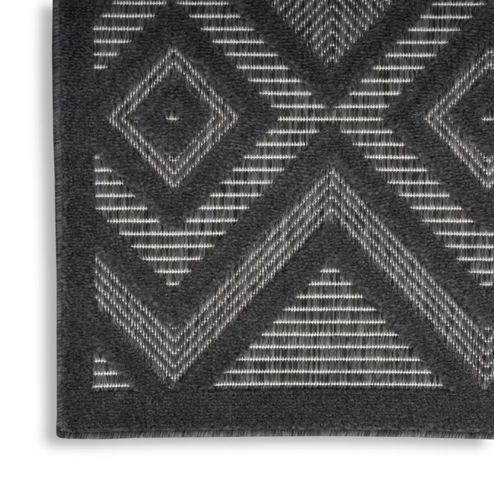 Nourison Versatile Area Rug NRV01 Charcoal/Black