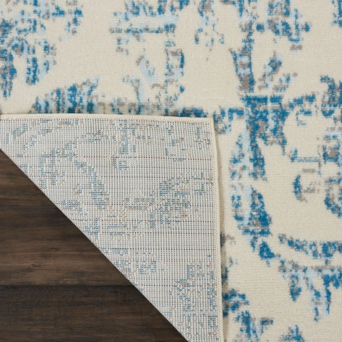Nourison Jubilant Area Rug JUB09-Ivory Blue