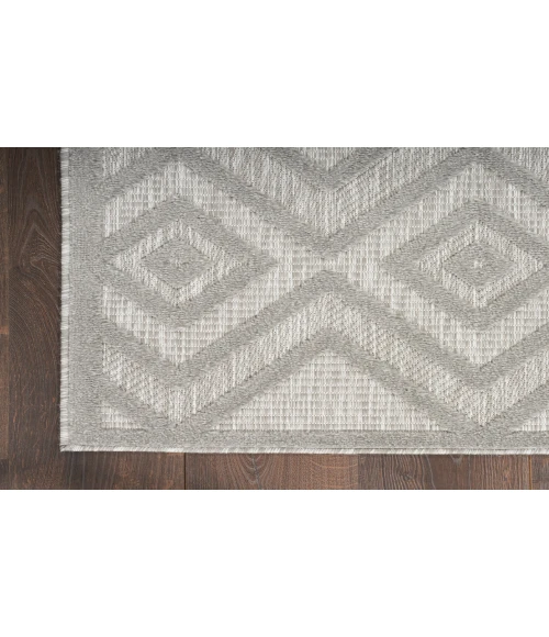 Nourison Versatile Silver Grey NRV01 2 ft. X 6 ft. Rectangle Rug