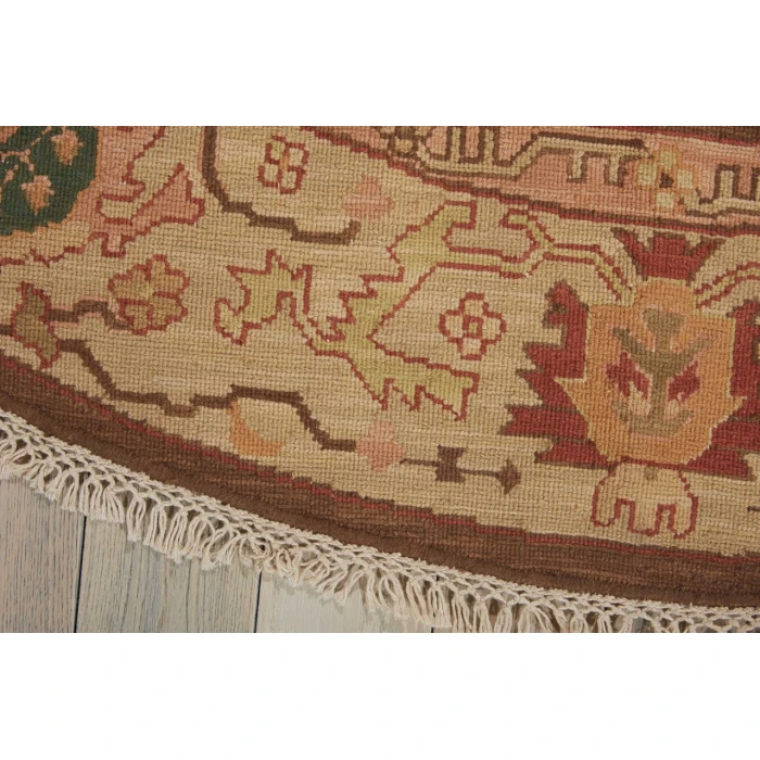 Nourison Home Nourmak Beige S138 8ft. x Round Round Rug