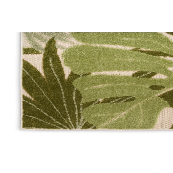 Nourison Aloha Ivory Green ALH40 3 ft. 6 in. X 5 ft. 6 in. Rectangle Rug