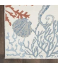 Nourison Seaside Ivory Multicolor SDS03 2ft. x 6ft. Rect. Rug