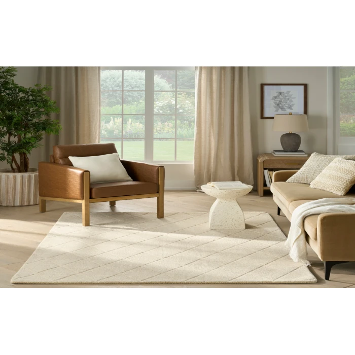 Nourison Wool Haven Ivory WOH01 5 ft. 3 in. X 7 ft. 3 in. Rectangle Rug