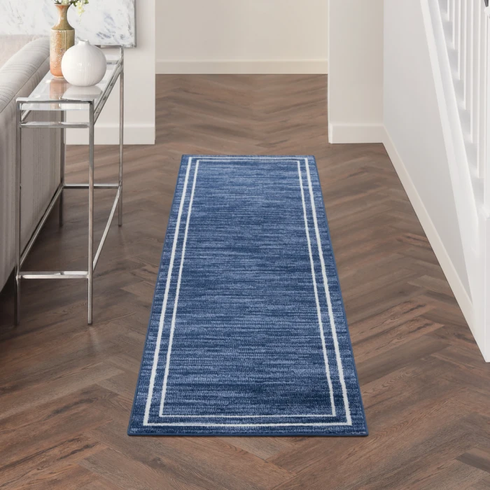 Nourison Nourison Essentials Area Rug NRE02 Navy/Ivory
