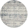 Nourison Home Twilight TWI10 Ivory/Navy 8 ft. Round Area Rug