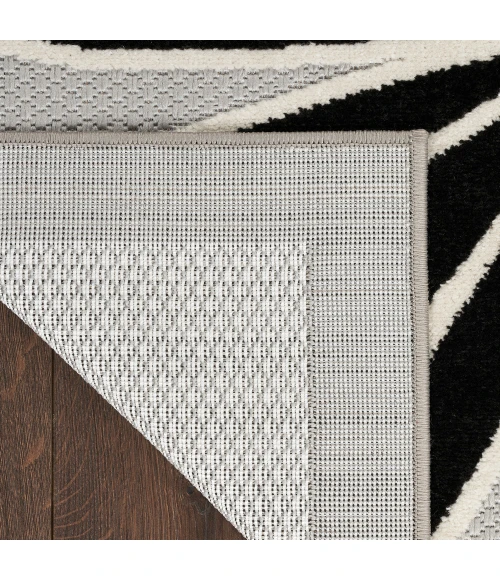 Nourison Aloha Area Rug ALH33 Black White