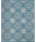 Nourison Jubilant Area Rug JUB06-Ivory/Blue