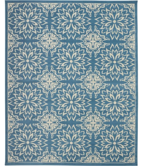 Nourison Jubilant Area Rug JUB06-Ivory/Blue