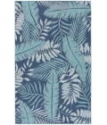 Nourison Garden Oasis Navy GOA02 4 ft. X 6 ft. Rectangle Rug