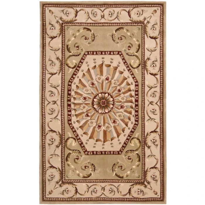 Nourison Home Versailles Palace Green VP10 3ft.6in. x 5ft.6in. Rect. Rug