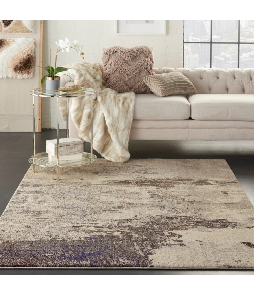 Nourison Celestial Area Rug CES02-Ivory/Grey